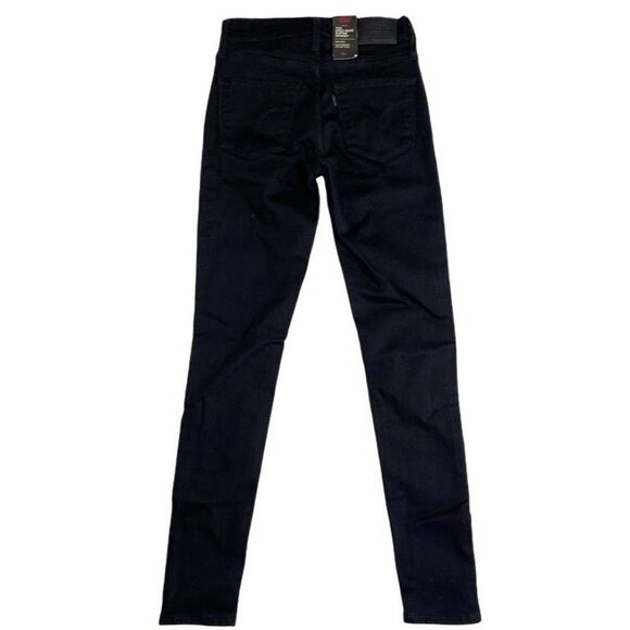 Levi's‎ Premium 720 Super Skinny Jeans Women's 32 LARGE Black High-Rise NEW - Picture 4 of 15